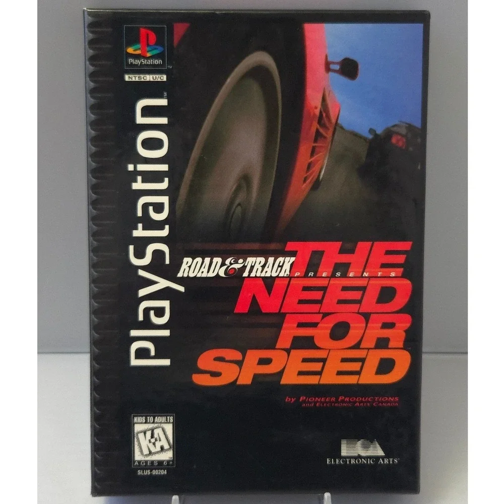 The Need for Speed - PS1 Long Box 1996 Box &‎ Disc - Authentic Tested & Working!